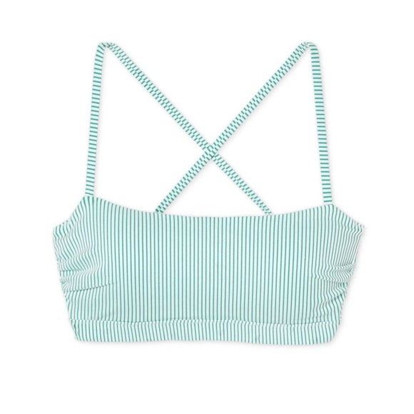 NWOT Shade & Shore Ribbed Bralette Adjustable Bikini Top, Multiple Sizes - Picture 2 of 8